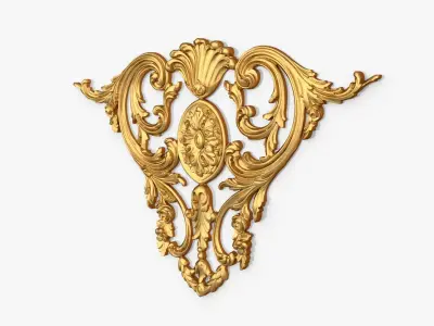 Classic decor ornament 286 3D model