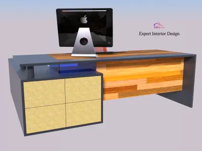 M D Table Design 3D print model