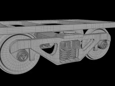 TRAIN BOGIE 3D model