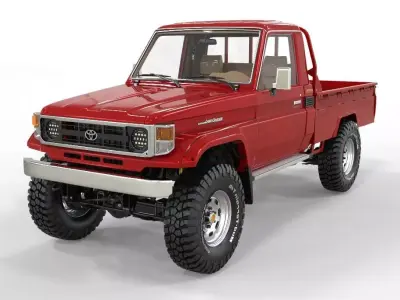 Toyota Land Cruiser 76 Series 4x4 3D model