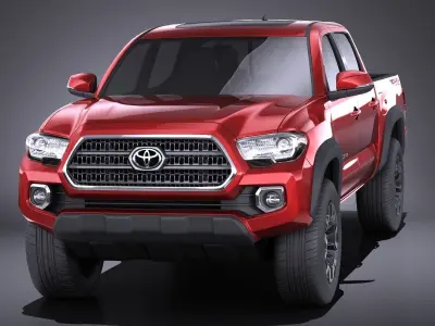 Toyota Tacoma TRD Double Cab 2018 3D model