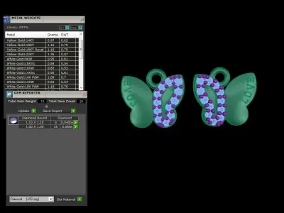 Earrings - 26A 3D print model