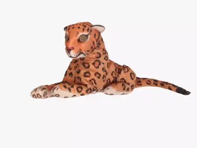 Jaguar toy Low-poly 3D model