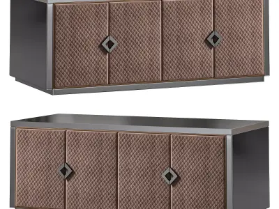 Noir console by Elve luxury 3D model