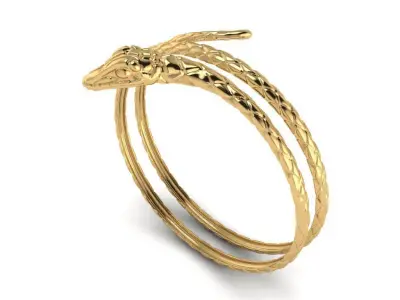 Snake  bracelet   447 3D print model