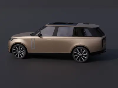 Land Rover Range Rover Low-poly 3D model