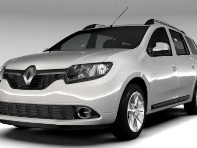 Renault Logan MCV 2016 3D model