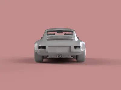 Porsche 911 4 by Singer 3D model