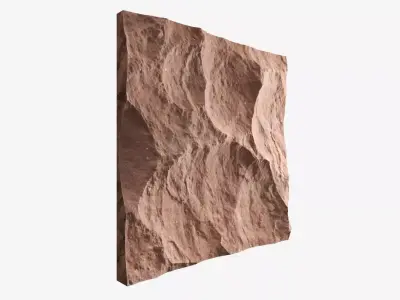 237-RockPanel sandstone wall texture 3D model
