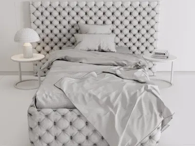 Tuyo headhigh capitonne 3D model