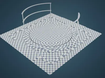 Sci-fi teleport 3D model