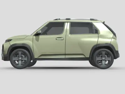 Hyundai Inster 2025 Low-poly 3D model