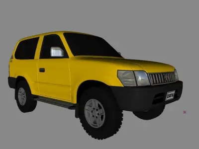 toyota land cruiser serie 90 3D model