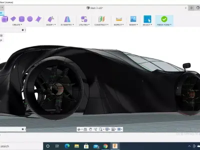 Future Concept car  3D print model