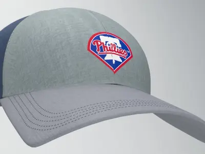 baseball cap  Low-poly 3D model