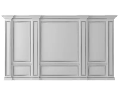 Wall paneling Decorative plaster OTTOCENTO  3D model