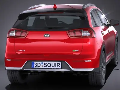 Kia Niro 2017 3D model