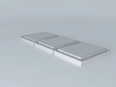 DC wooden plank Free 3D model