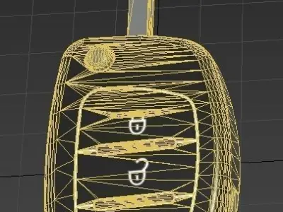 Car Key Collection 1 - 6 Keys 3D Model Pack