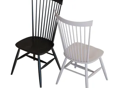 Crate and Barrel Marlow II Dining Chair 3D model