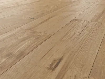Wood Floor Oak Smok Sanded 3D model