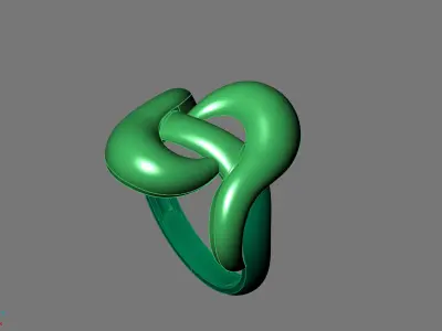 Women Ring Plain Ring Ready STL 3DM Models Womens Rings 3D print model 3