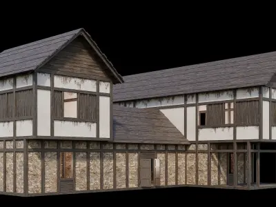 Medieval Village Pack  - 5 Assets - 4K Textures Game Ready Low-poly 3D model order