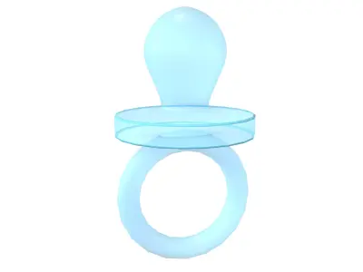 Pacifiers Decoration v1 005 Low-poly 3D model