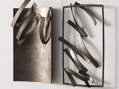 276 decorative wall art 08 artworks by Roberto Alamagno P01 3D model