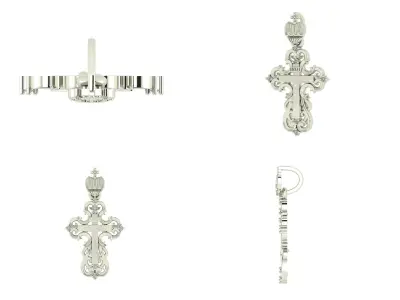 Pendant sp 2 cross 3D print model