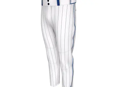 Mens Baseball pant 3D model 3D model