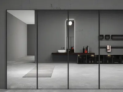 Bathroom furniture set Bespoke 4  3D model