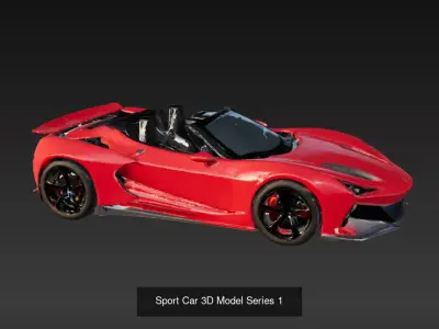 Sport Car 3D Model Pack