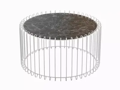 Wire Coffee Table 01 3D model