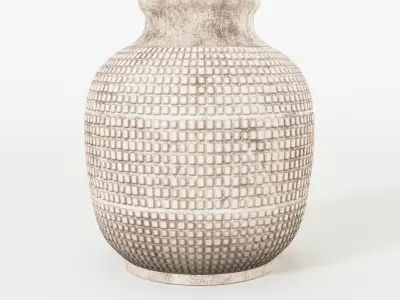 Graceful Ceramic Vase 3D model