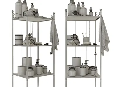 Decor for bathrooms 3D model