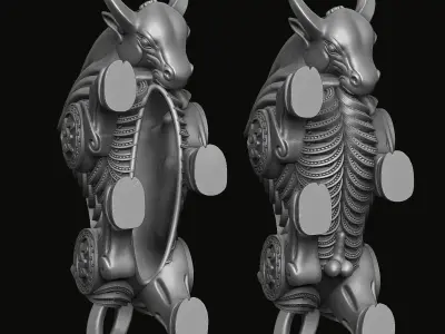 Bull Statue 3D print model