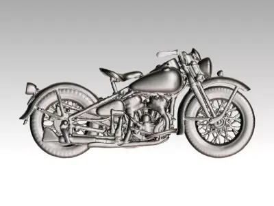 Bike relief WLA 1942 3D print model