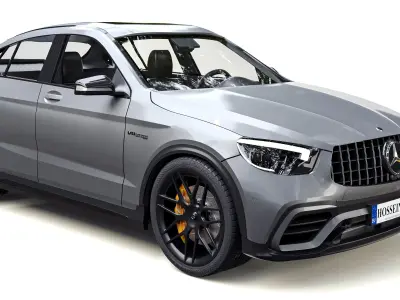 Mercedes Benz GLC 63 S AMG Coupe 3D model