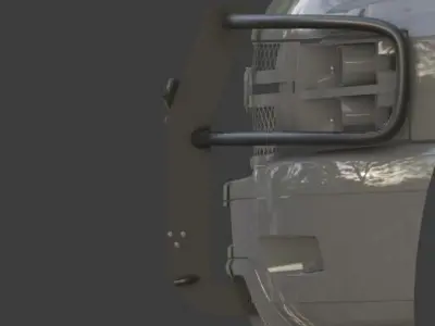 Brush Gaurd 2010 Low-poly 3D model