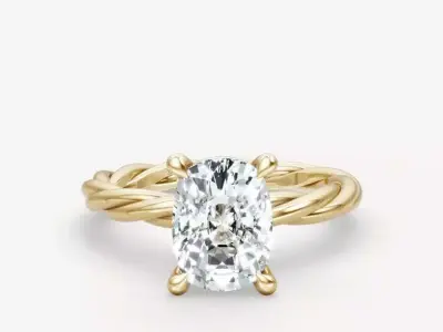 Twist ring 01 3D print model