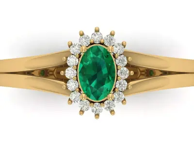 Engagement Ring Free 3D print model 5