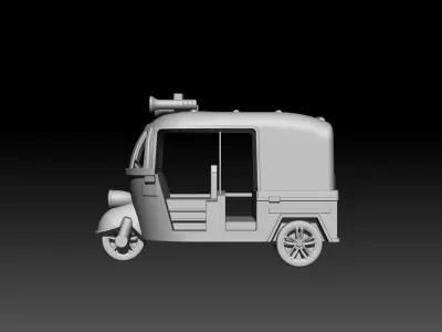 Auto Rickshaw  3D model for 3D printing 3D print model