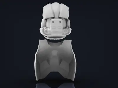 Clone Engineer Phase 2 helmet and body armor 3D print model