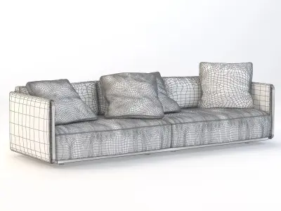 Edmond Sofa By Flexform 3D model