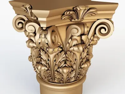 Classical Column for cnc 3D 3D model