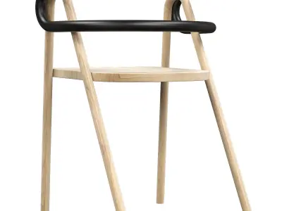 Chair Compositions 3d model Low-poly 3D model