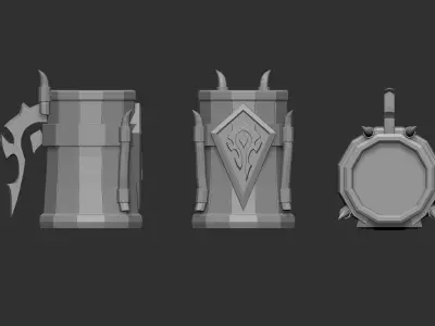World of Warcraft Horde - Mug - Printable 3D print model