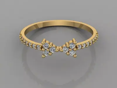 Women Ring 5 3D print model