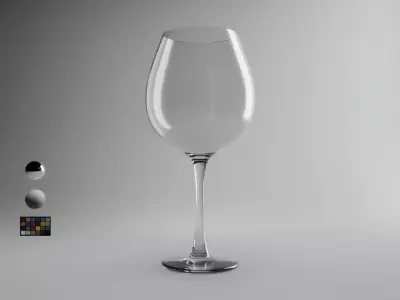 XL Oversized Wine Glass 3D model